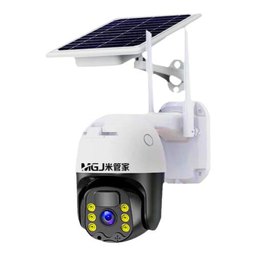 无线太阳能摄像头监控夜视全彩360度无死角家用室外手机远程网络w