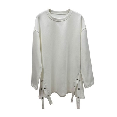 中长款遮屁股加绒卫衣宽松慵懒风