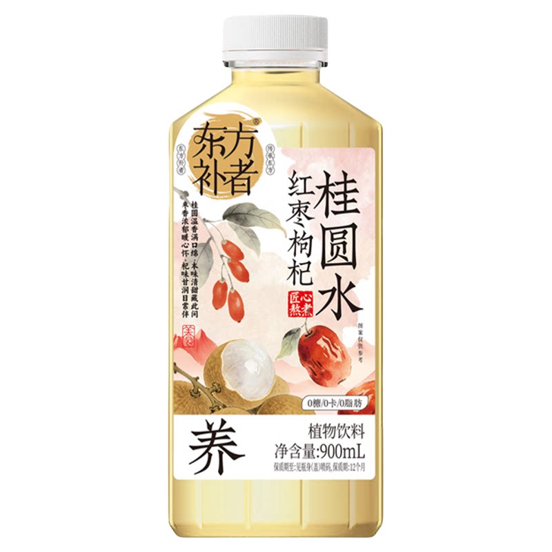 红枣枸杞桂圆水0卡糖900ml大瓶装