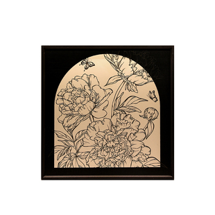 中古风玄关装饰摆件放钥匙收纳进门口法式复古新中式摆画乔迁礼物