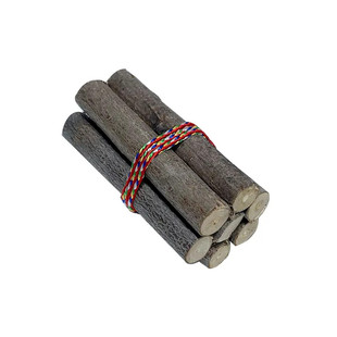 老桃树枝七根桃木枝五色线真桃木棍婴儿宝宝孕妇挂件桃枝房间护身