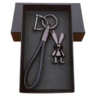 高级感钥匙扣精致挂件男士个性汽车钥匙链公仔挂饰女生创意小礼品