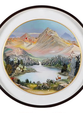 金山聚宝盆现代新中式装饰画