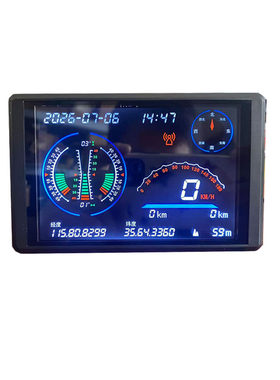 车载通用改装GPS里程记录表汽车12V货车24V码表车速LED显示仪表