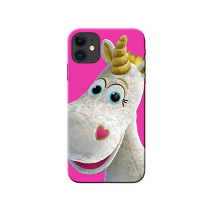 玩具总动员伙伴Bulleye 小马红心可爱粉嫩手机壳适用苹果X三星s20