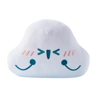 开心云崽 毛绒抱枕 超柔短毛绒靠垫午休办公室腰靠汽车用睡觉抱枕