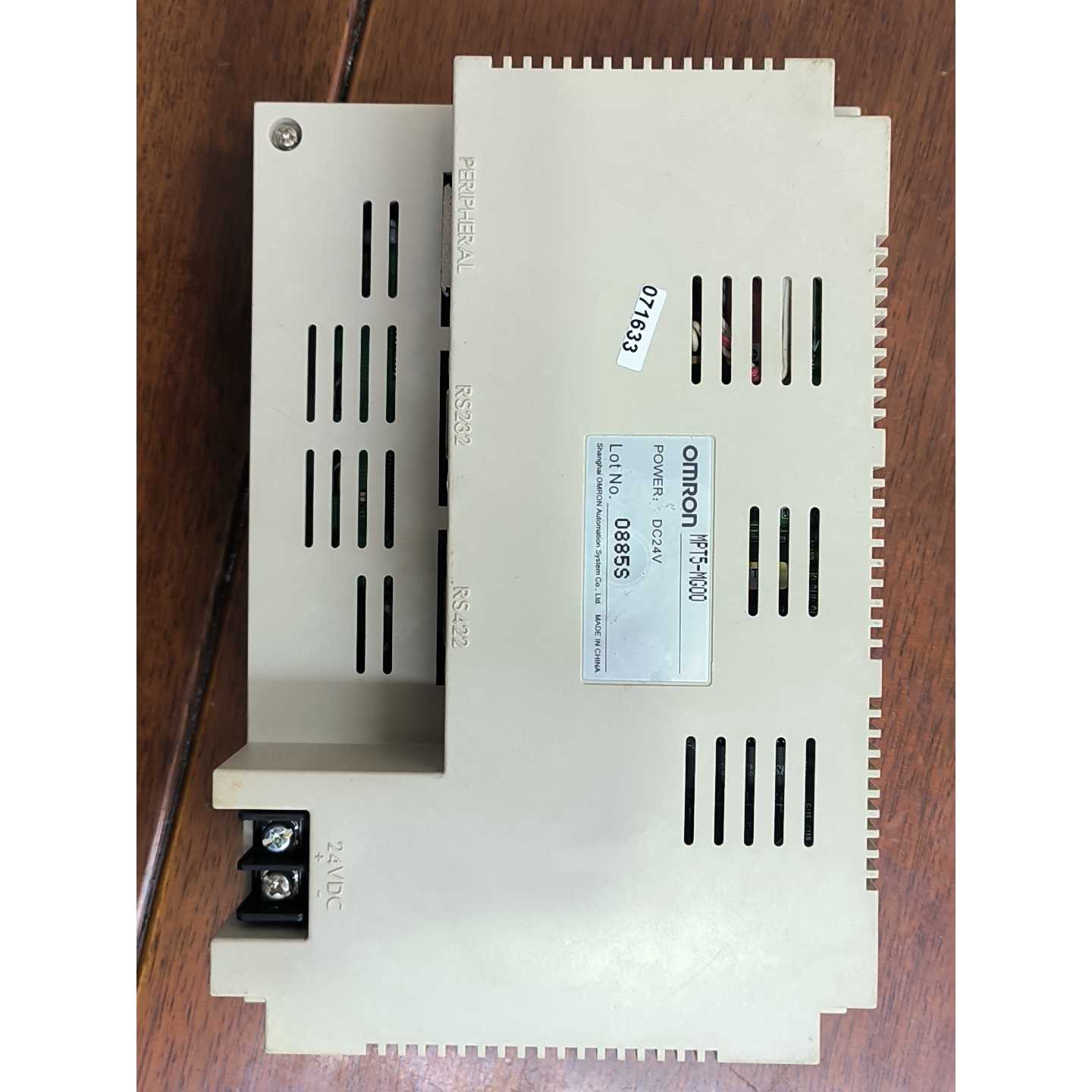 议价欧姆龙OMRON触摸屏MPT5-MC00，DC24V供电，带