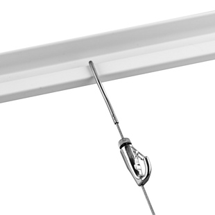 挂画器画展用轨道钢丝挂钩可移动画轨滑轨吊顶挂画轨道天轨套餐