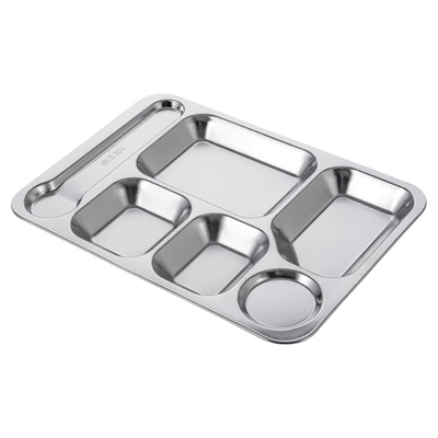 onlycook食品级304不锈钢餐盘