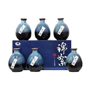 抱龙山牌绍兴正宗黄酒十二年善酿酒500ml*6瓶整箱花雕酒糯米老酒