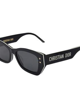 DIOR迪奥 25新款女士时尚太阳镜小框墨镜银泰百货精品 300211