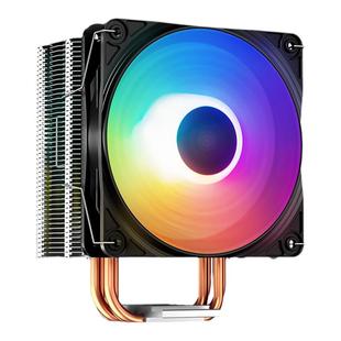 九州风神玄冰400幻彩V5CPU散热器铜管i7多平台智能温控风扇AG400