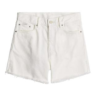 G-STAR RAW显瘦夏季女士高腰12oz牛仔短裤白色潮流百搭热裤D24383