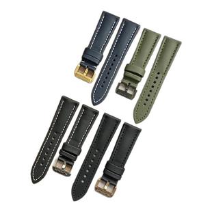 适配原装宝珀五十噚真皮表带5000/5015/5200尼龙帆布防水表带23mm
