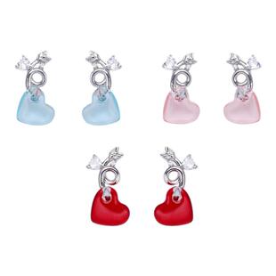 【买3免1】情人节礼物丘比特之箭爱心吊坠耳钉甜酷风小众设计耳环