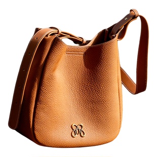 【11.11】欧米OMI头层牛皮女包包新款水桶包极简轻奢HOBO包托特包