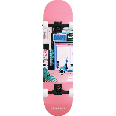 justice沸点滑板女生初学者