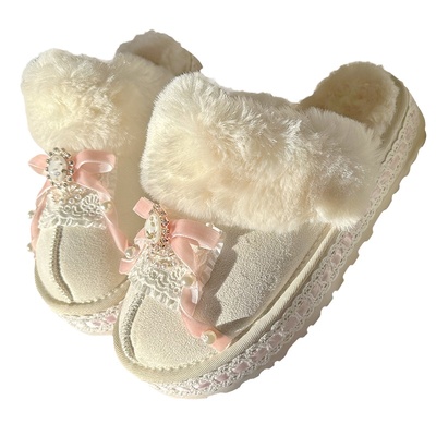 PINKYO原创甜美毛毛拖鞋