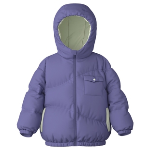【超级泡芙】papa爬爬冬季儿童羽绒服男女童加厚保暖蓄热短款外套
