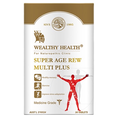 澳洲wealthy health人参皂苷灵芝冬虫夏草焕发活力营养品元气满满