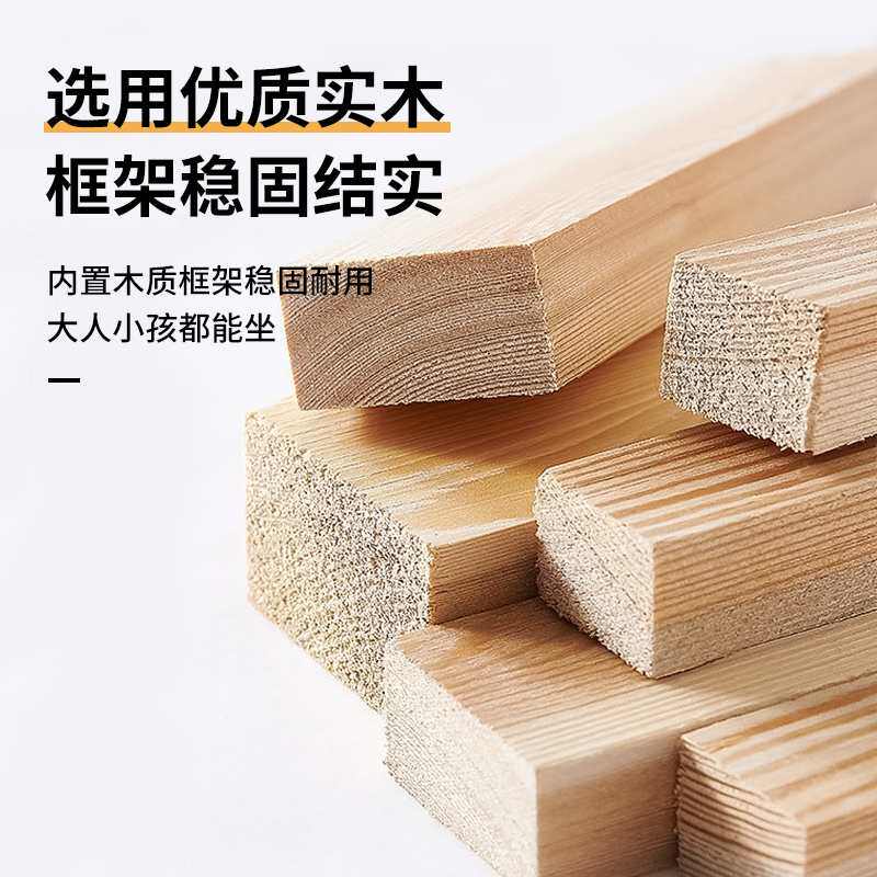 羊驼坐凳批发家用现代卡通简约公仔客厅实木儿童凳子动物凳换鞋凳