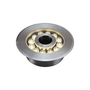 不锈钢喷泉灯led涌泉灯户外防水景观水池七彩水景中孔鱼池水下灯