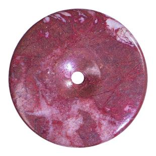 天然朱砂原石鸡血石平安扣吊坠本命年挂坠男女款宝宝礼物护身符