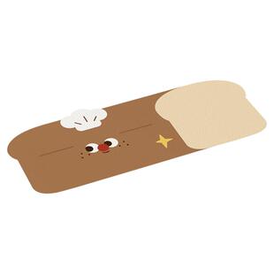 韩式卡通面包超大鼠标垫家用女生高颜值办公电脑工位防水防油桌垫