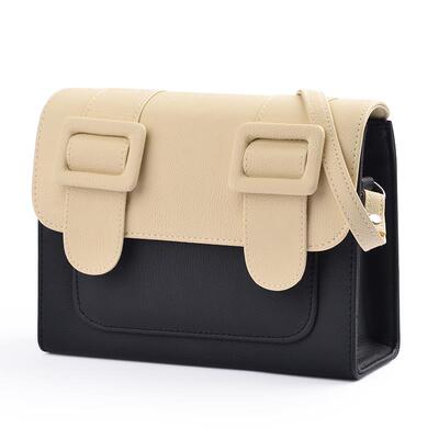 merimies泰国斜挎拼色邮差剑桥包