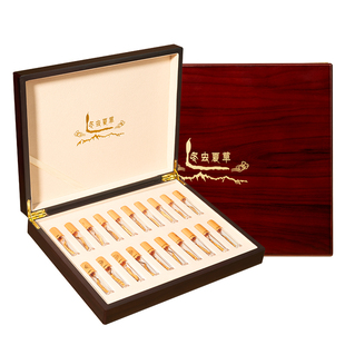 紫蓝花海冬虫夏草正品干货5根/克4克虫草官方旗舰店年货节礼盒装