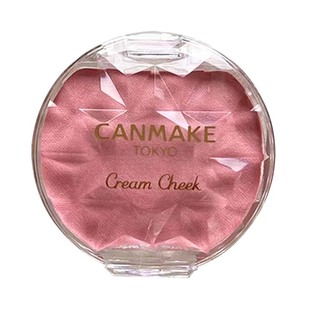 日本CANMAKE/井田砍妹水润高光腮红膏蜜桃色唇颊两用收缩提升23号