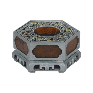 榜盛古篱老锡岩石温茶炉家用高档热茶底座煮茶炉蜡烛加热炉温茶器