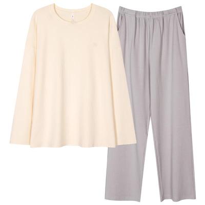 猫人睡衣纯棉男士圆领