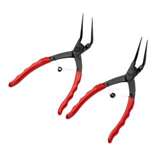 特殊加长90度直角卡簧钳内卡钳深孔内卡挡圈钳弯曲卡簧钳内弯挡圈