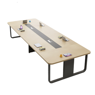 会议桌长桌简约现代会议室接待洽谈一体长条桌工作台办公桌椅组合