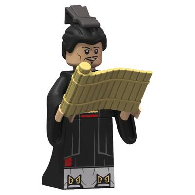 秦朝帝国士兵武将第三方拼装人仔积木玩具武器兵马俑XP657 秦文官