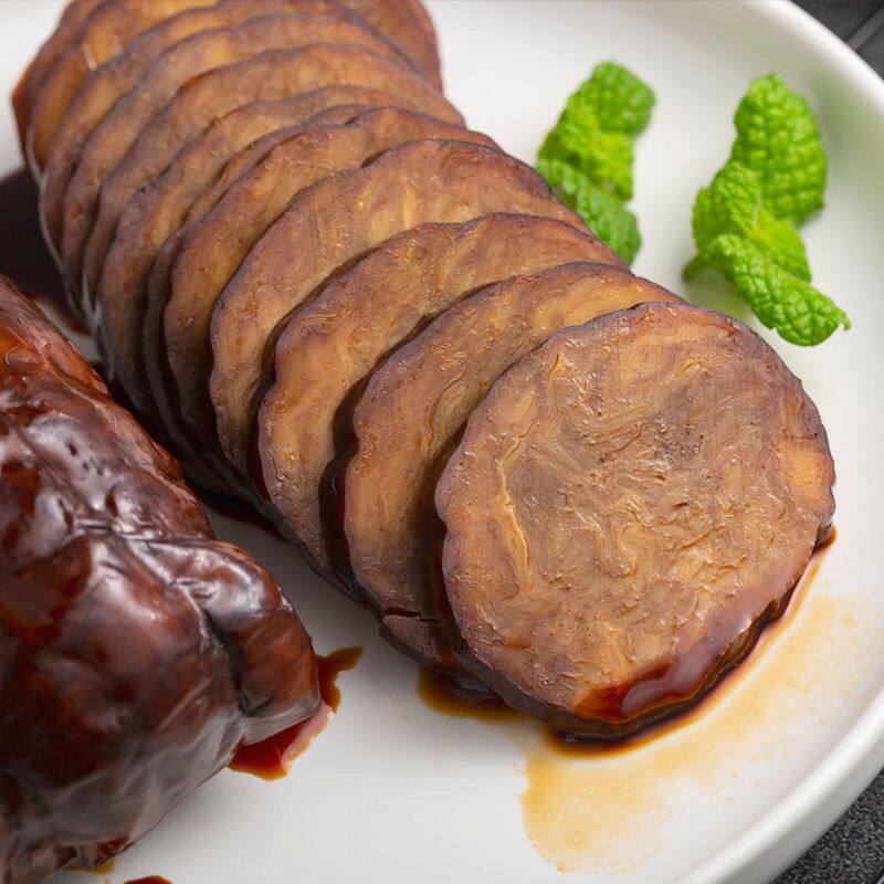 杭州特产素牛肉即食仿荤寺庙斋戒酱卤味素食豆制品纯素斋菜