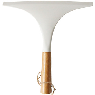 艺之初日式楠竹短柄擦玻璃清洗神器家用刮玻璃擦窗户镜子清洁工具