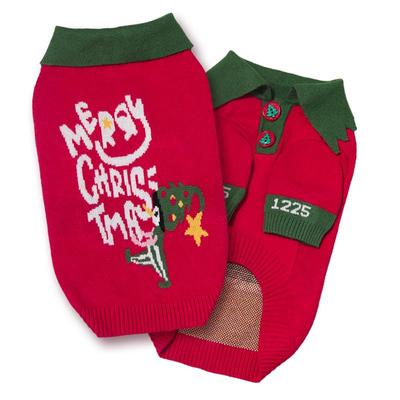 宠咩圣诞毛衣冬季保暖