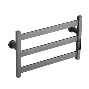 智能电热毛巾架免打孔不锈钢烘干杀菌加热架家用卫生间浴室小尺寸