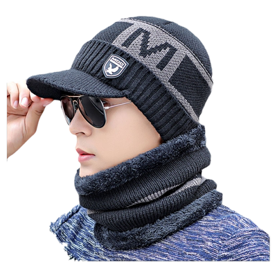 男加绒保暖冬季防寒骑车帽子护耳