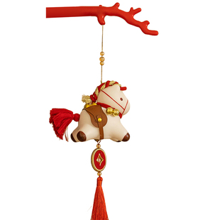 新年小马灯笼2026新款儿童手提花灯手工文创礼物马年创意礼品