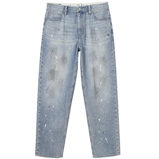 杰克琼斯男装秋季牛仔裤2025年新款廓形长裤子225432093男款