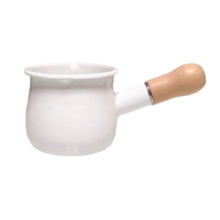 健丰迷你珐琅搪瓷奶锅日式10cm加厚儿童奶锅家用煲酱料锅辅食热奶