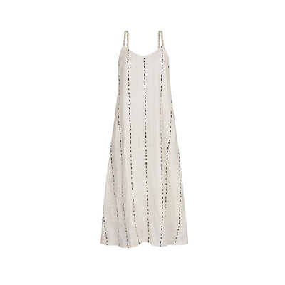 miorastudio米白色竖波点连衣裙