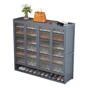 入户鞋柜子家用有门口大容量2025新款爆款玄关一体楼道外置物鞋架