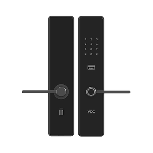 VOC电子锁家用智能锁防盗门密码锁智能指纹门锁X6入户门