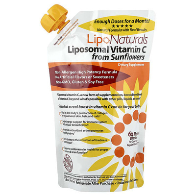 Lipo Naturals葵花脂质体维生素C高含量浓缩