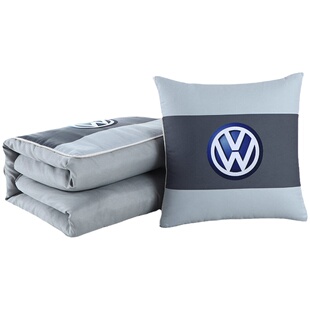 汽车抱枕被子两用车用车载抱枕被子二合一车内午睡加厚抱枕毯被子