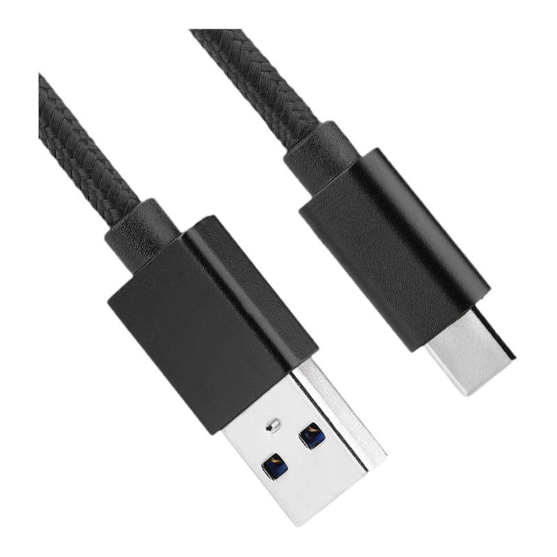 2a铝合金尼龙编织快充数据线适用于苹果9 10 12 113 14安卓type-c 充电线